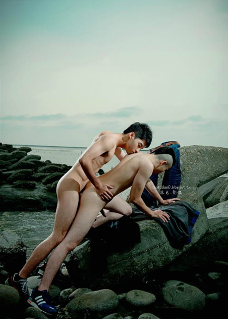 BLUEMEN Blue Male Color NO.27 Extreme Challenge-Xiaomei-Wanke Photo
