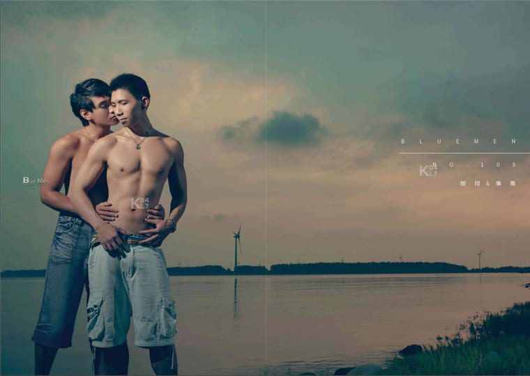 BLUEMEN Blue Male NO.109 Sweep your senses with gentleness-Kuo Xiang & Guangteng-Wanke photo