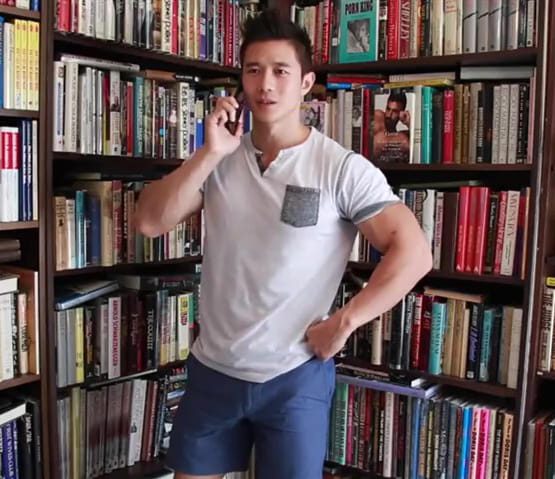 Handsome Chinese-Study Airplane-Wanke Video