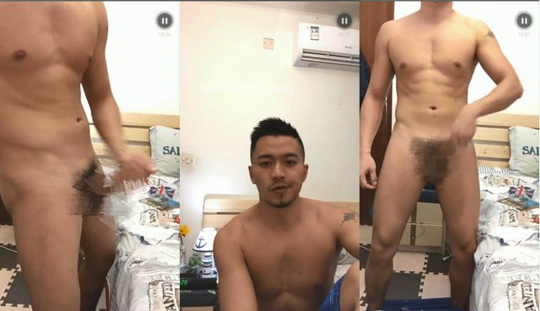 Domestic muscular wheat-colored Tiancai man with iron-Wanke video