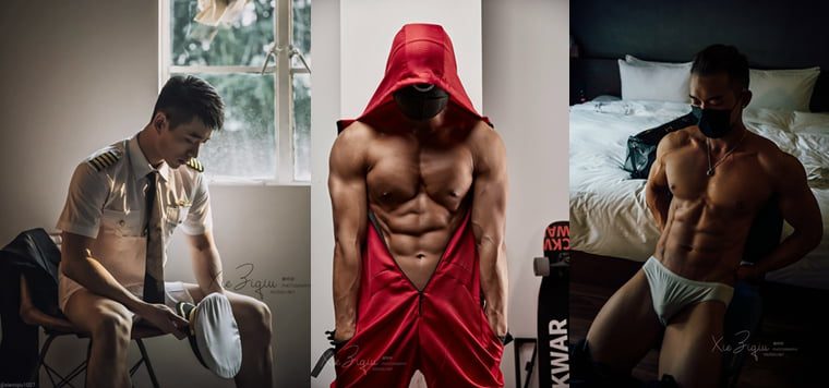 Xie Ziqiu ตัวสร้างร่างกาย 2021 คอลเลกชันของนักเพาะกาย - รูปภาพ Wanke + วิดีโอ