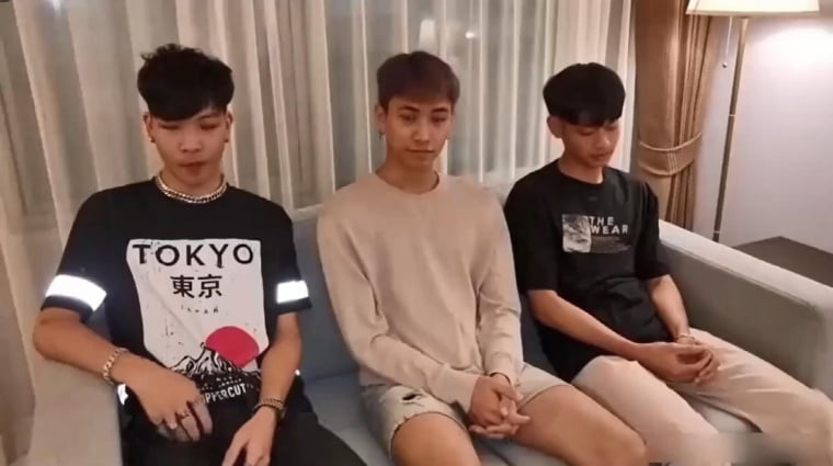 泰男三人无伞开火车——万客视频